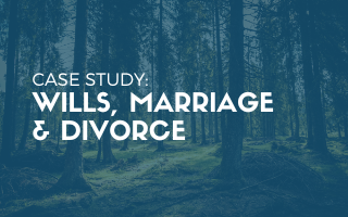 Divorce and wills